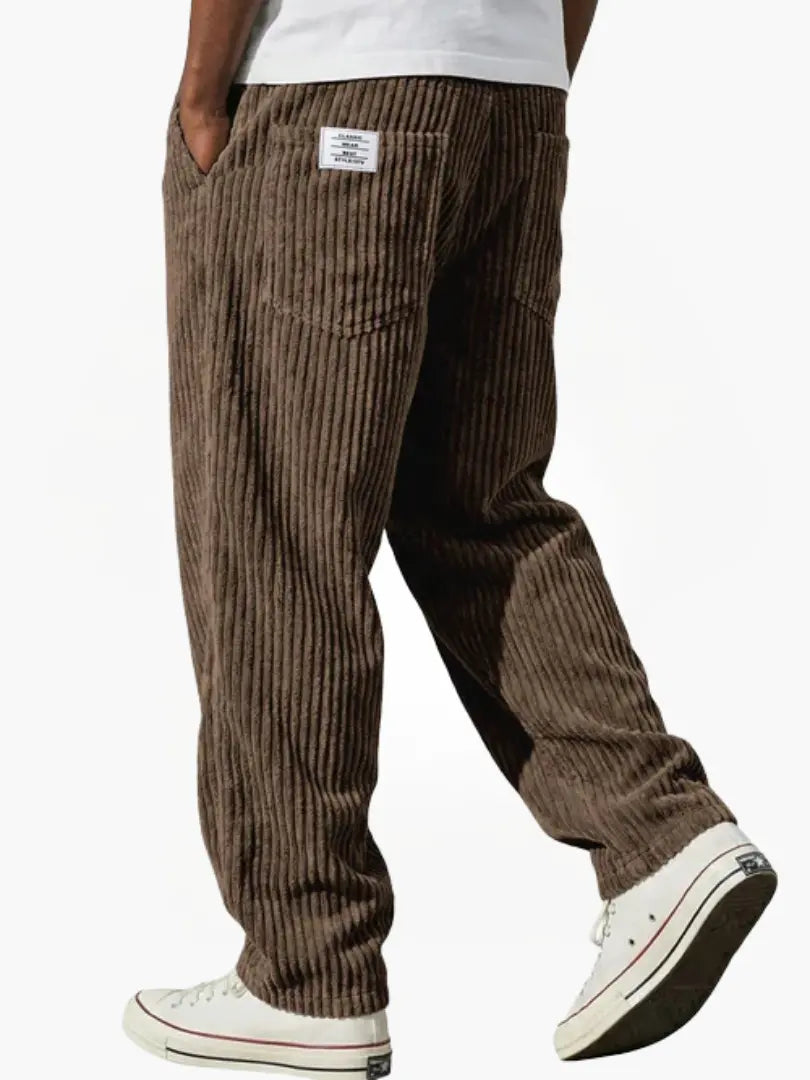 Men's Corduroy Trousers | Relaxed & Ribbed