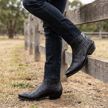 Men's Cowboy Boots | Pointed Toe & Pull-On