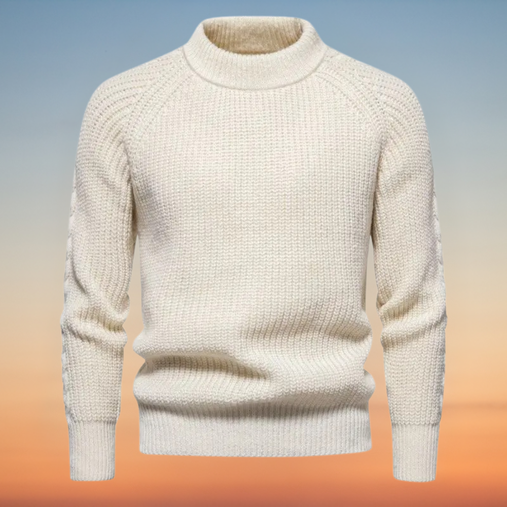 Men's Crew Neck Sweater | Classic Knit Design