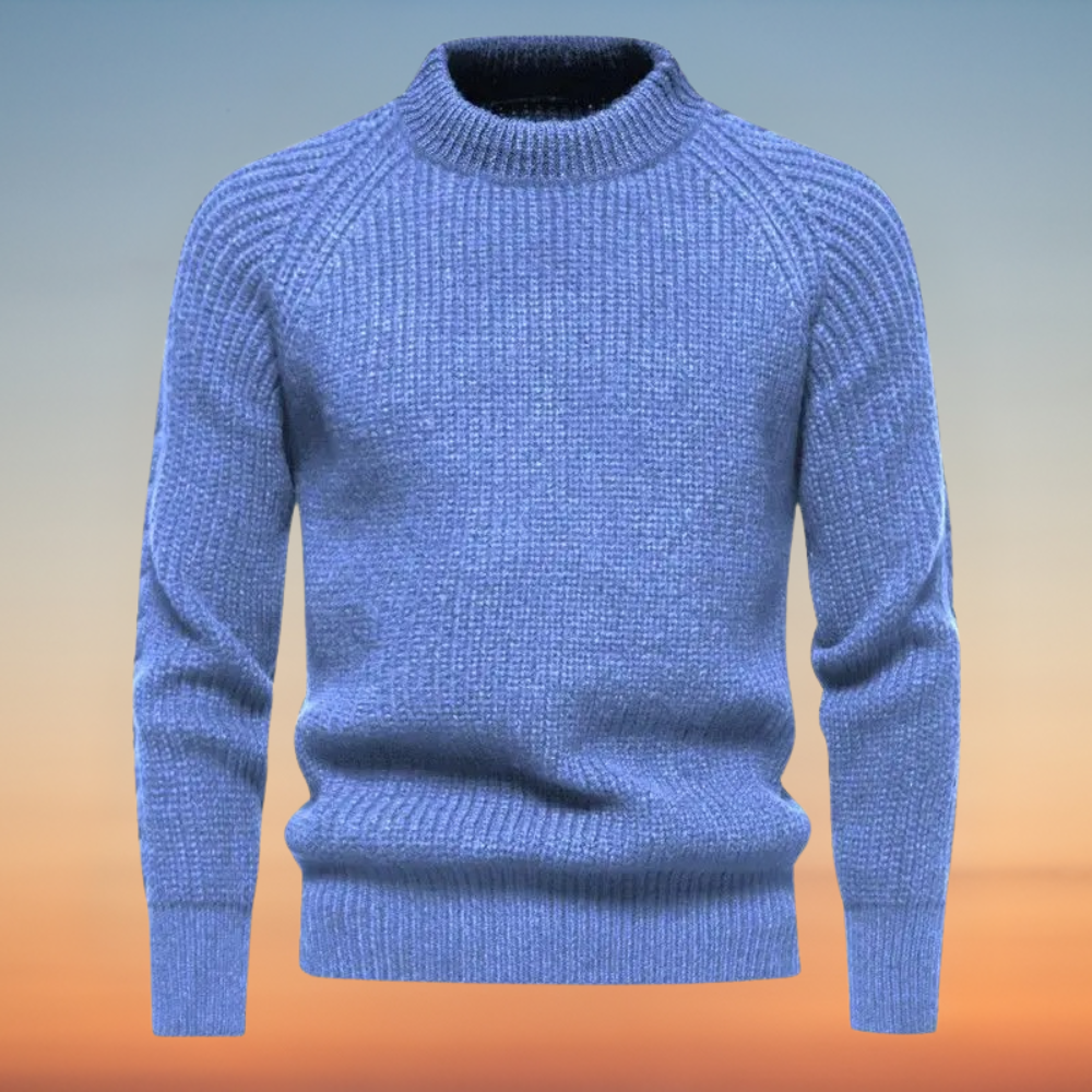 Men's Crew Neck Sweater | Classic Knit Design