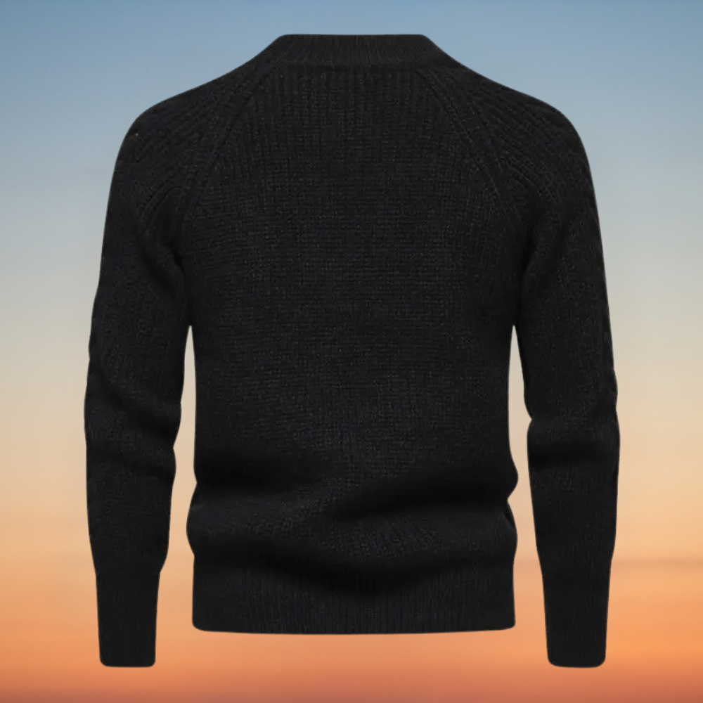 Men's Crew Neck Sweater | Classic Knit Design