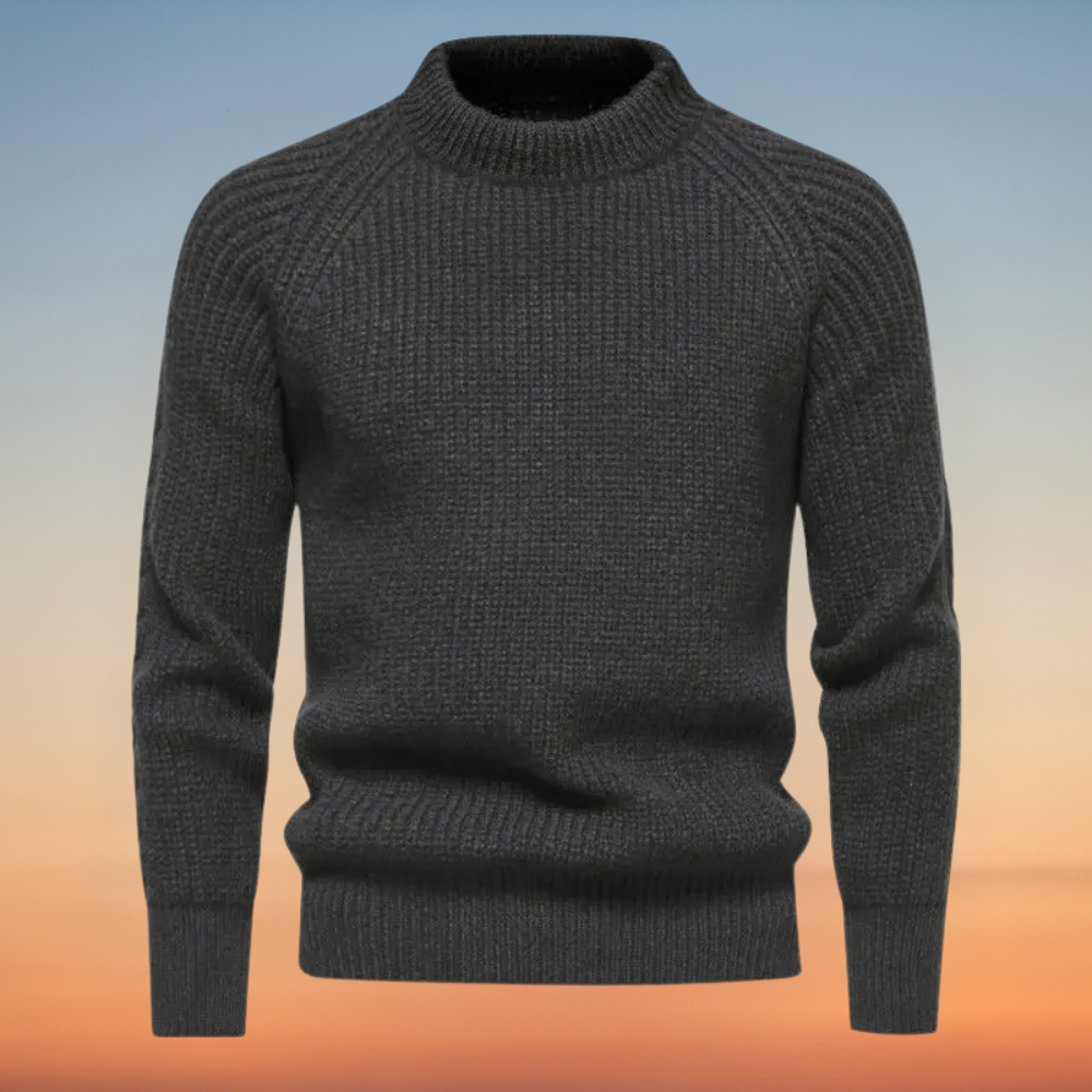 Men's Crew Neck Sweater | Classic Knit Design