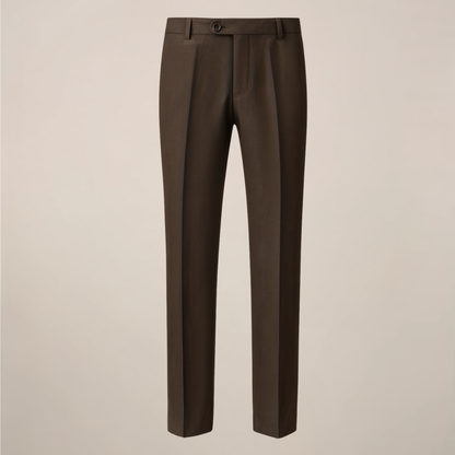 Men’s Dark Grey Slim Fit Three-Piece Suit for Weddings and Business Events