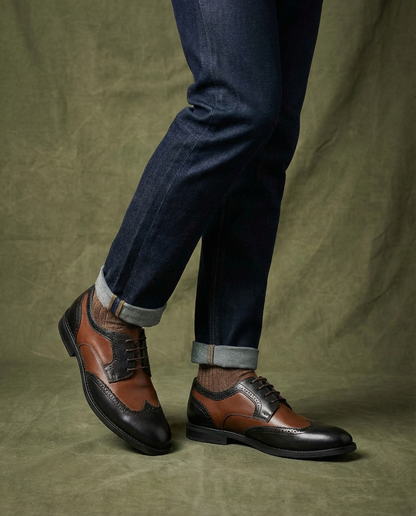 Men's Dress Shoes | Classic Brogue Design & All-Day Comfort