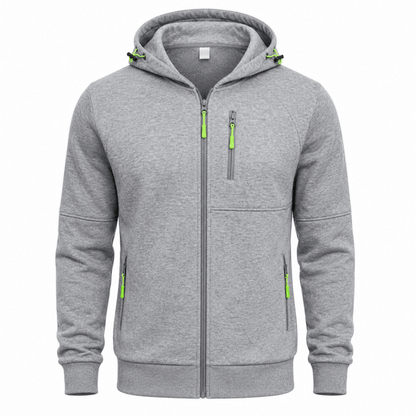 Men's Full Zip Hoodie | Warm & Functional