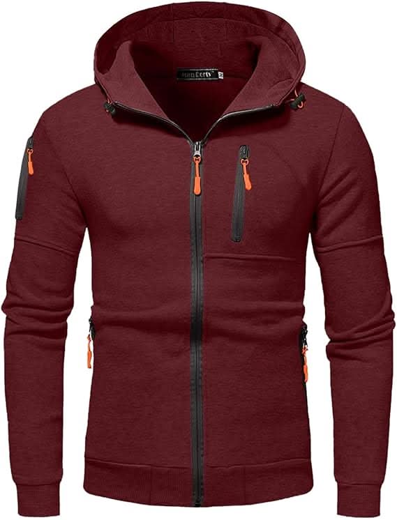 Men's Full Zip Hoodie | Warm & Functional