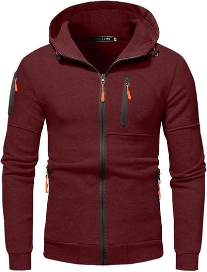 Men's Full Zip Hoodie | Warm & Functional