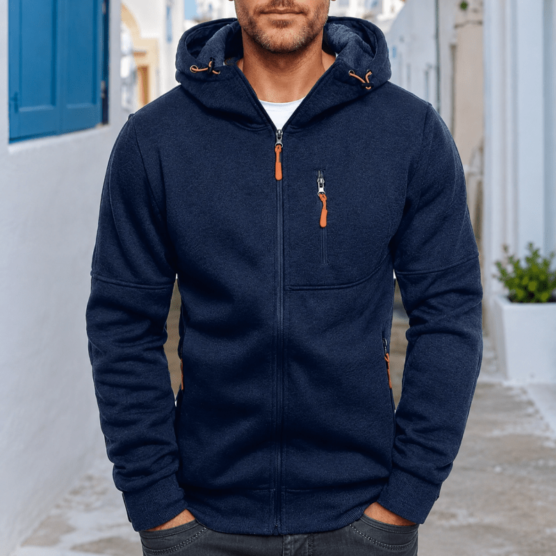 Men's Full Zip Hoodie | Warm & Functional
