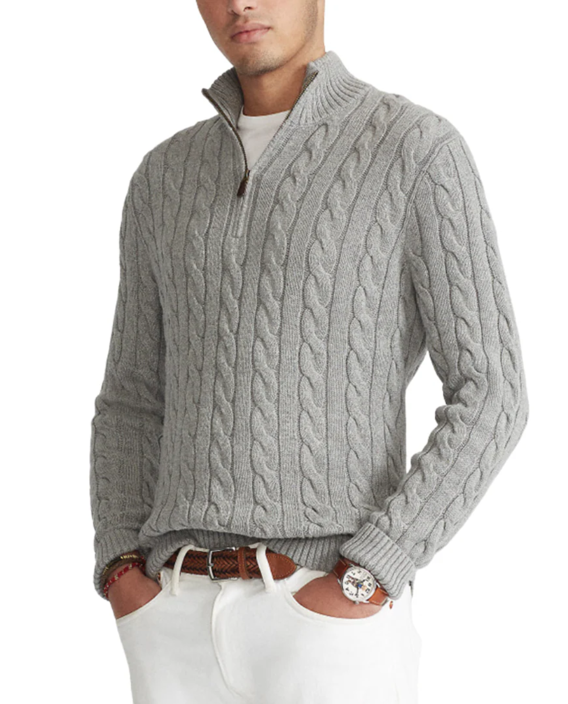Men's Half Zip Sweater | Classic & Comfortable Fit