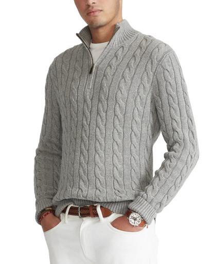 Men's Half Zip Sweater | Classic & Comfortable Fit
