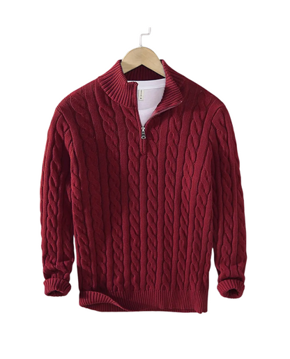 Men's Half Zip Sweater | Classic & Comfortable Fit