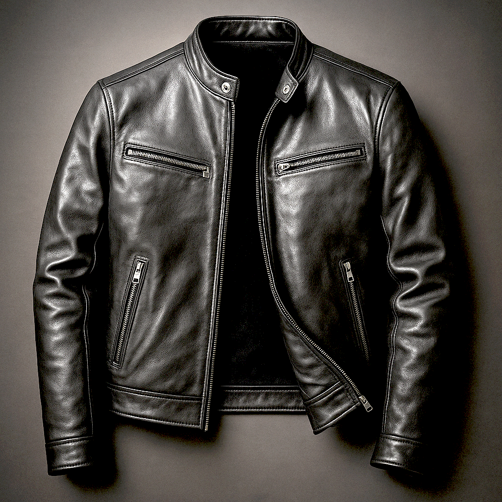Men's Jacket | Full Zip & Stand Collar