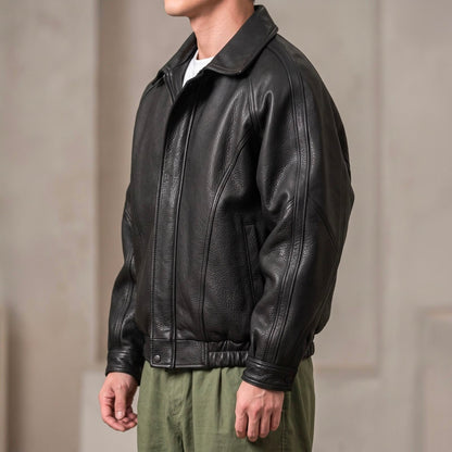 Men's Jacket | Zip-Up Collared Bomber