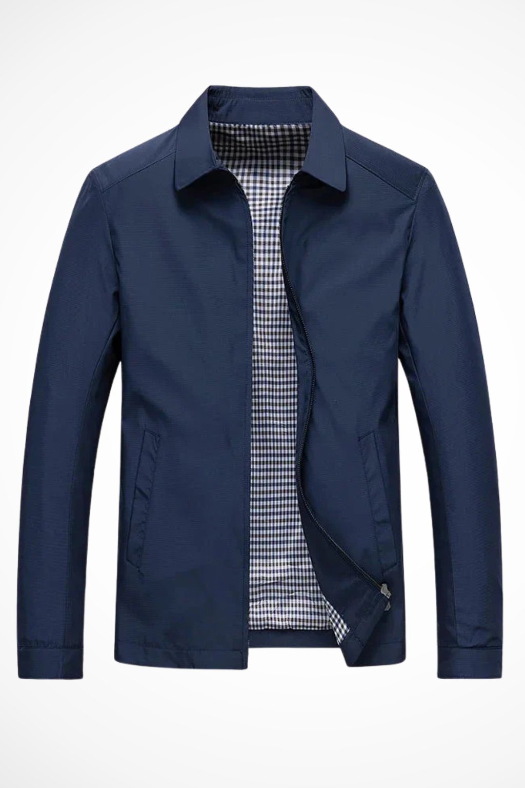 Men's Jacket | Zip-Up Harrington Style