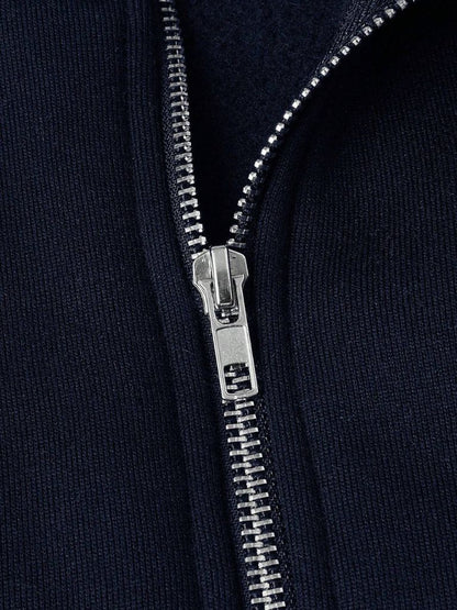 Men's Jumper Crew Neck Long Sleeve Flattering Fit with Crest Design