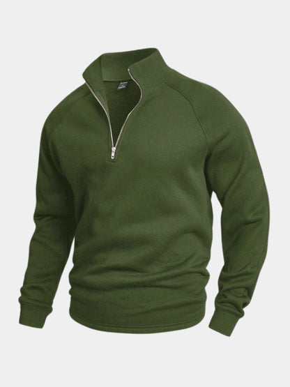 Men's Jumper Crew Neck Long Sleeve Flattering Fit with Crest Design