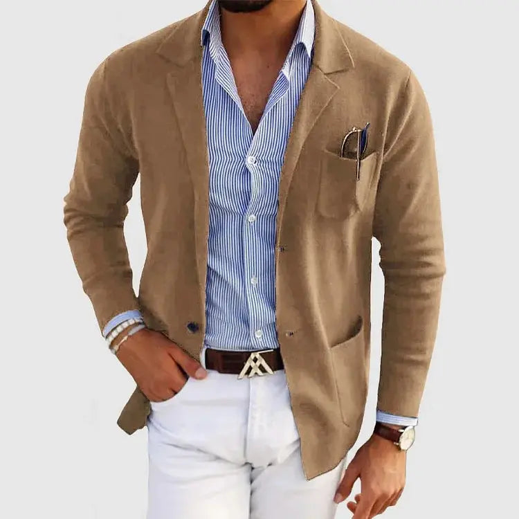 Men's Knit Blazer | Unstructured & Packable