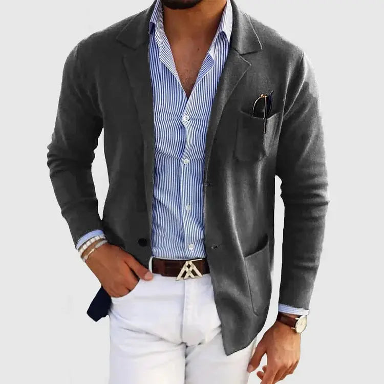 Men's Knit Blazer | Unstructured & Packable