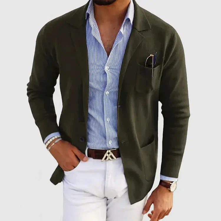 Men's Knit Blazer | Unstructured & Packable