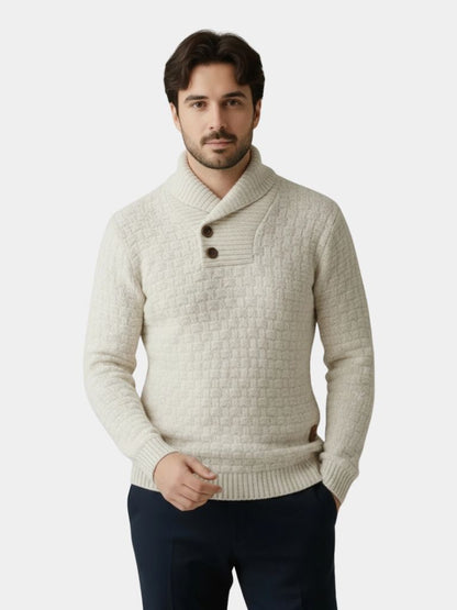 Men's Knit Sweater | Slim Fit & All-Day Comfort