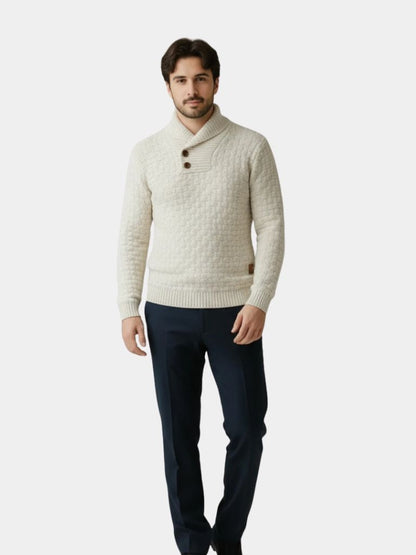 Men's Knit Sweater | Slim Fit & All-Day Comfort