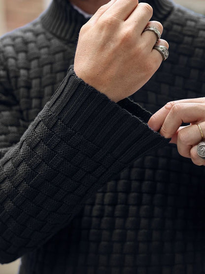 Men's Knit Sweater | Slim Fit & All-Day Comfort
