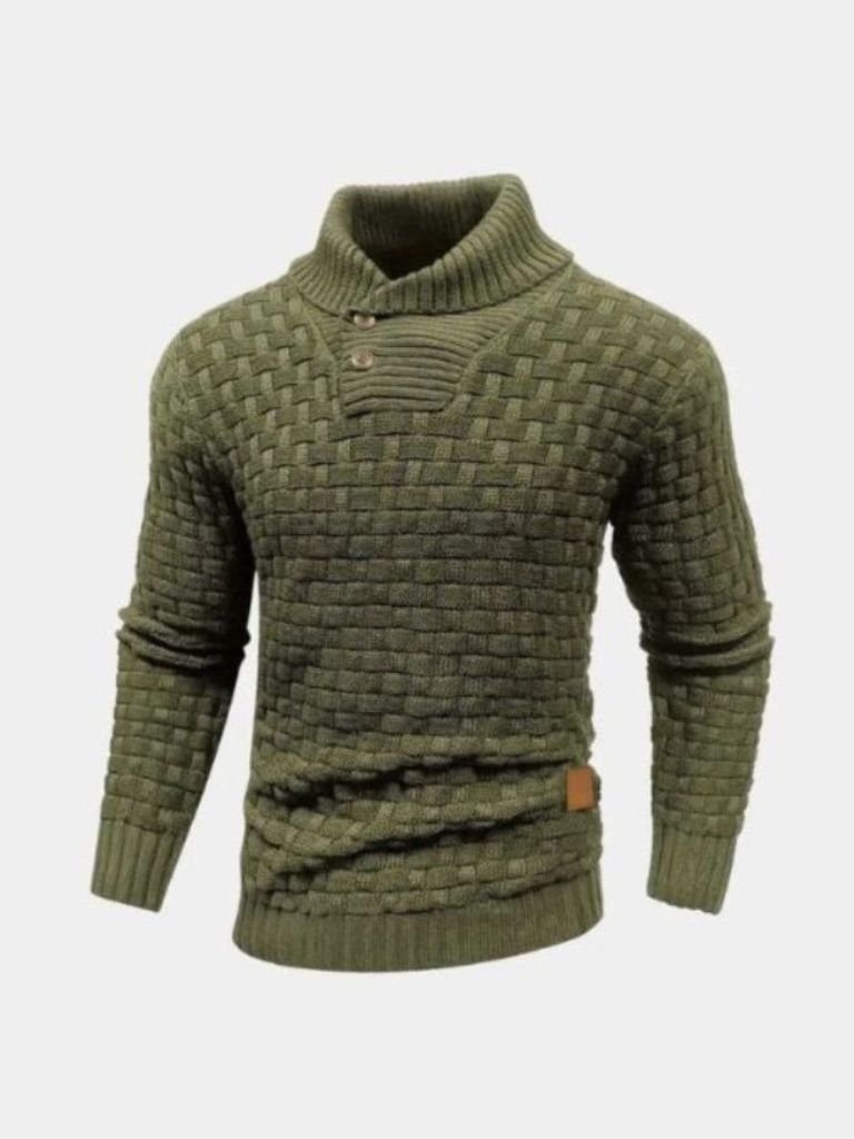 Men's Knit Sweater | Slim Fit & All-Day Comfort