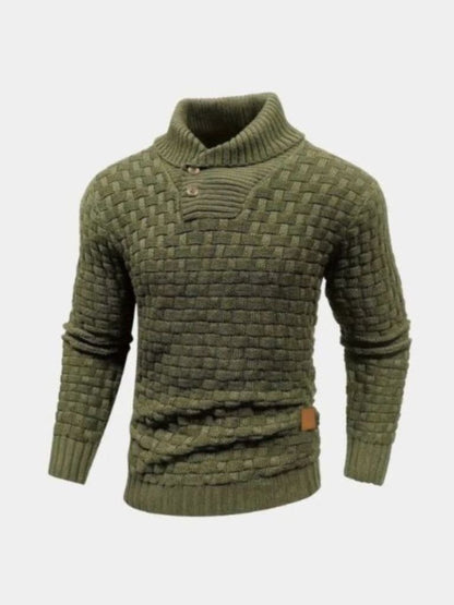 Men's Knit Sweater | Slim Fit & All-Day Comfort