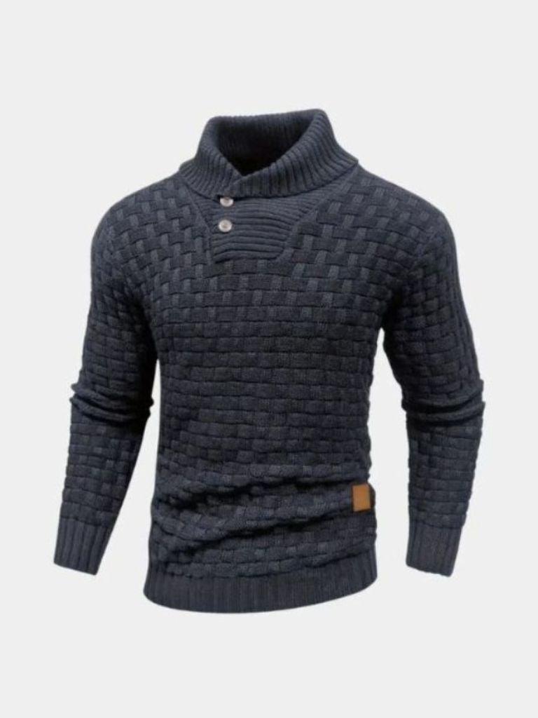 Men's Knit Sweater | Slim Fit & All-Day Comfort