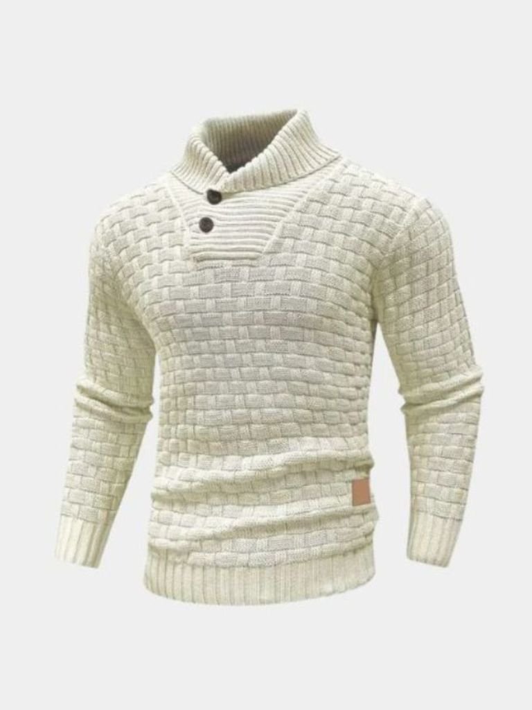 Men's Knit Sweater | Slim Fit & All-Day Comfort