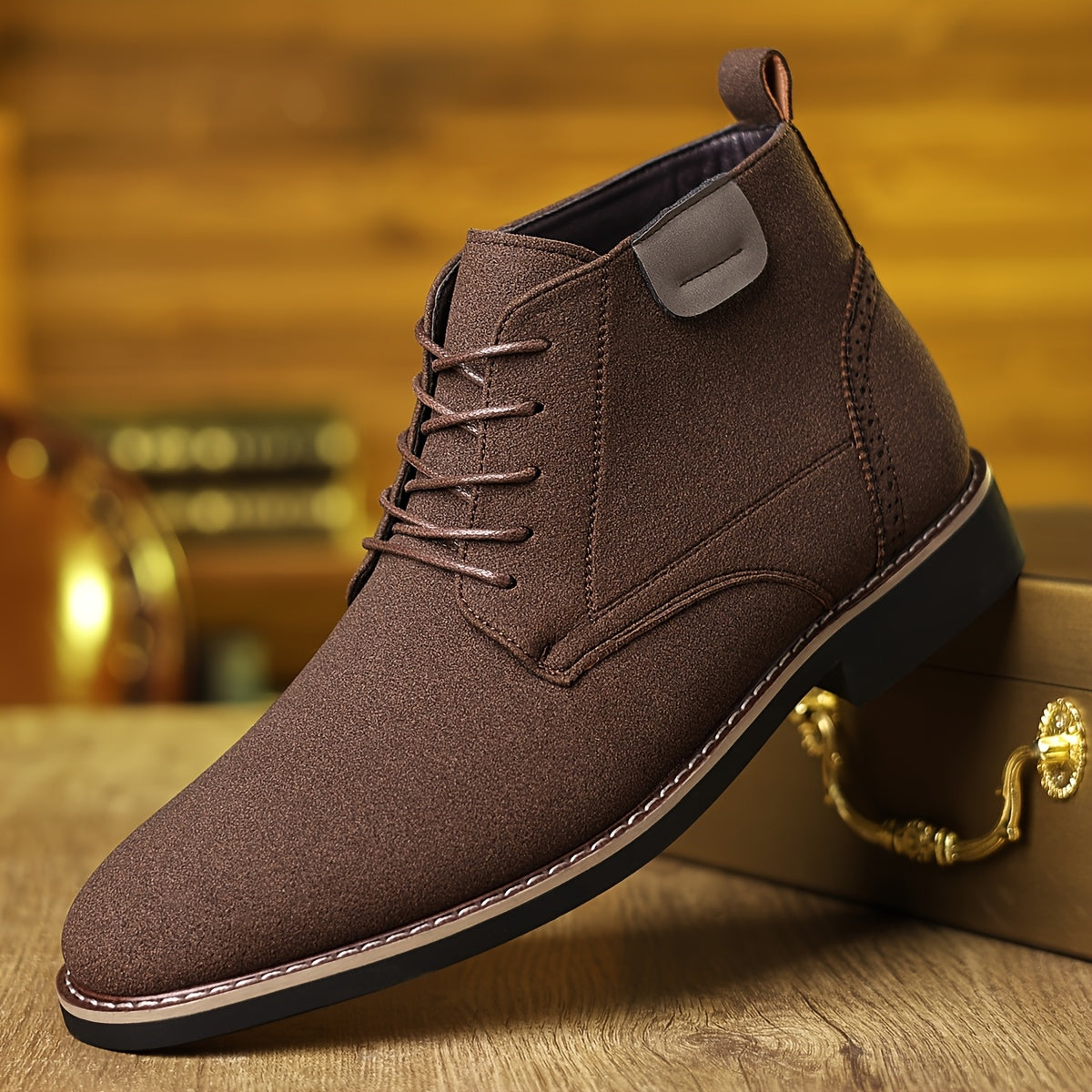 Men's Lace-Up Ankle Boots | Durable & Comfortable
