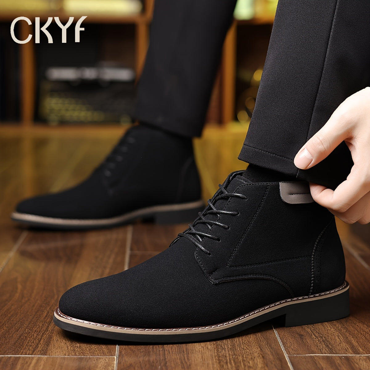 Men's Lace-Up Ankle Boots | Durable & Comfortable