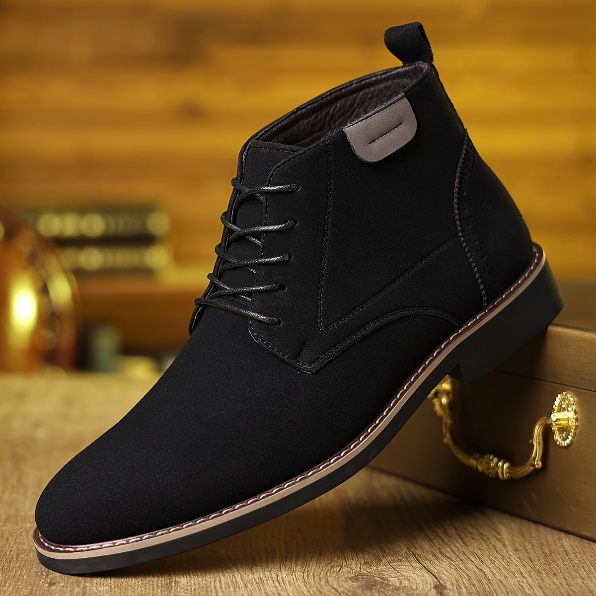 Men's Lace-Up Ankle Boots | Durable & Comfortable