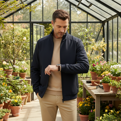 Men's Lined Jacket | Warm & Elegant