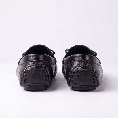 Men's Loafer Shoes Slip On Pebbled Driving Sole with Hand Stitching
