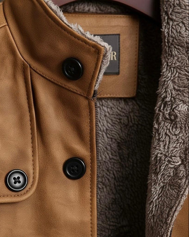 Men's Long Coat | Warm Lined
