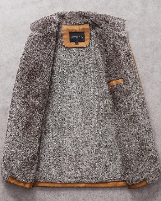 Men's Long Coat | Warm Lined