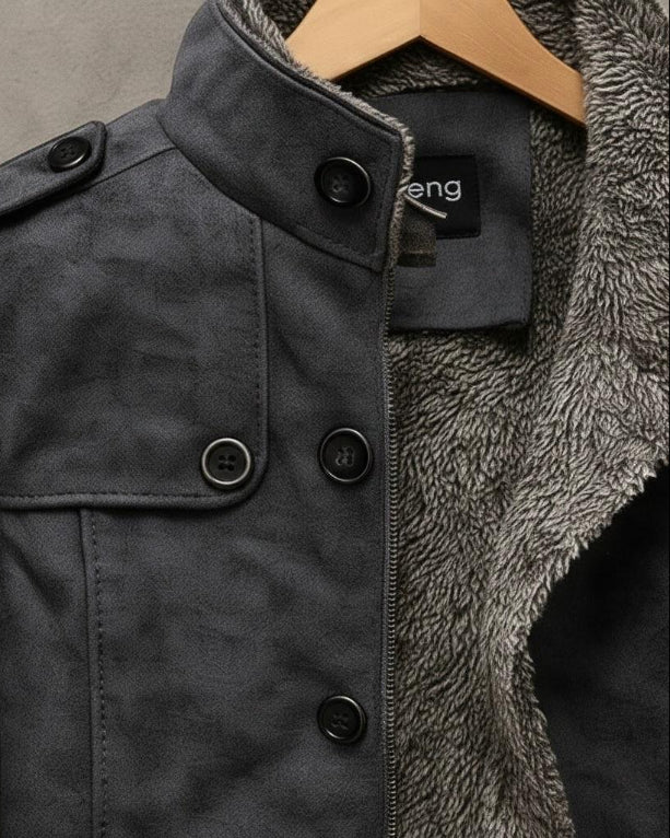 Men's Long Coat | Warm Lined