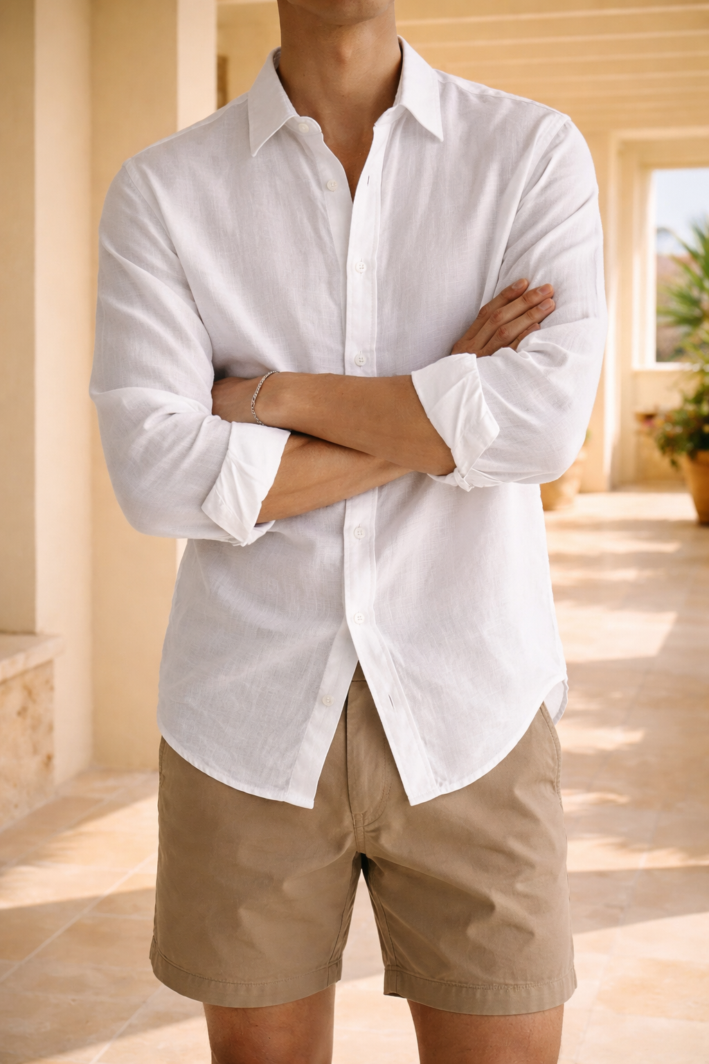 Men's Long Sleeve Polo | Relaxed & Button-Front