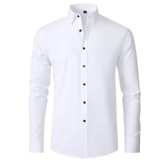 Men's Long Sleeve Polo | Wrinkle Resistant & Slim Fit