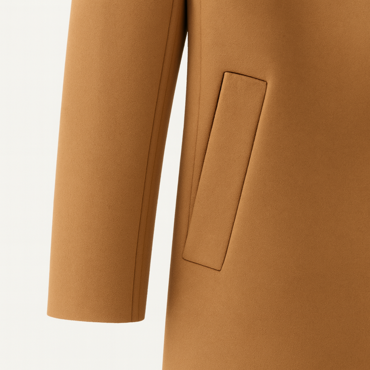 Men's Mid Length Coat | Tailored Fit & Warm