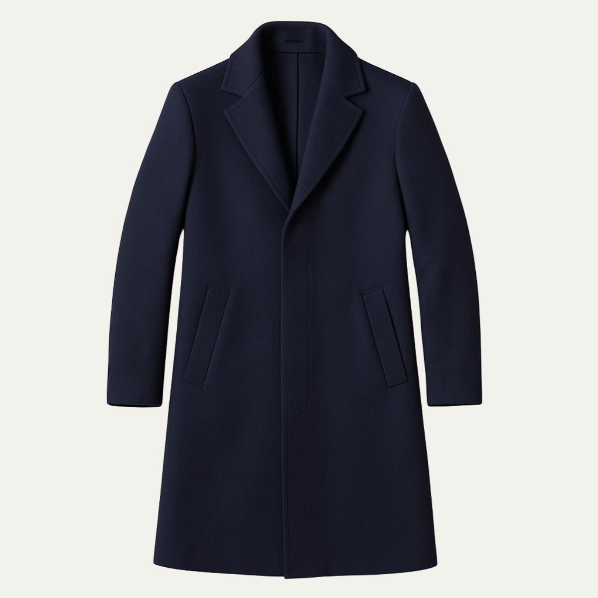 Men's Mid Length Coat | Tailored Fit & Warm