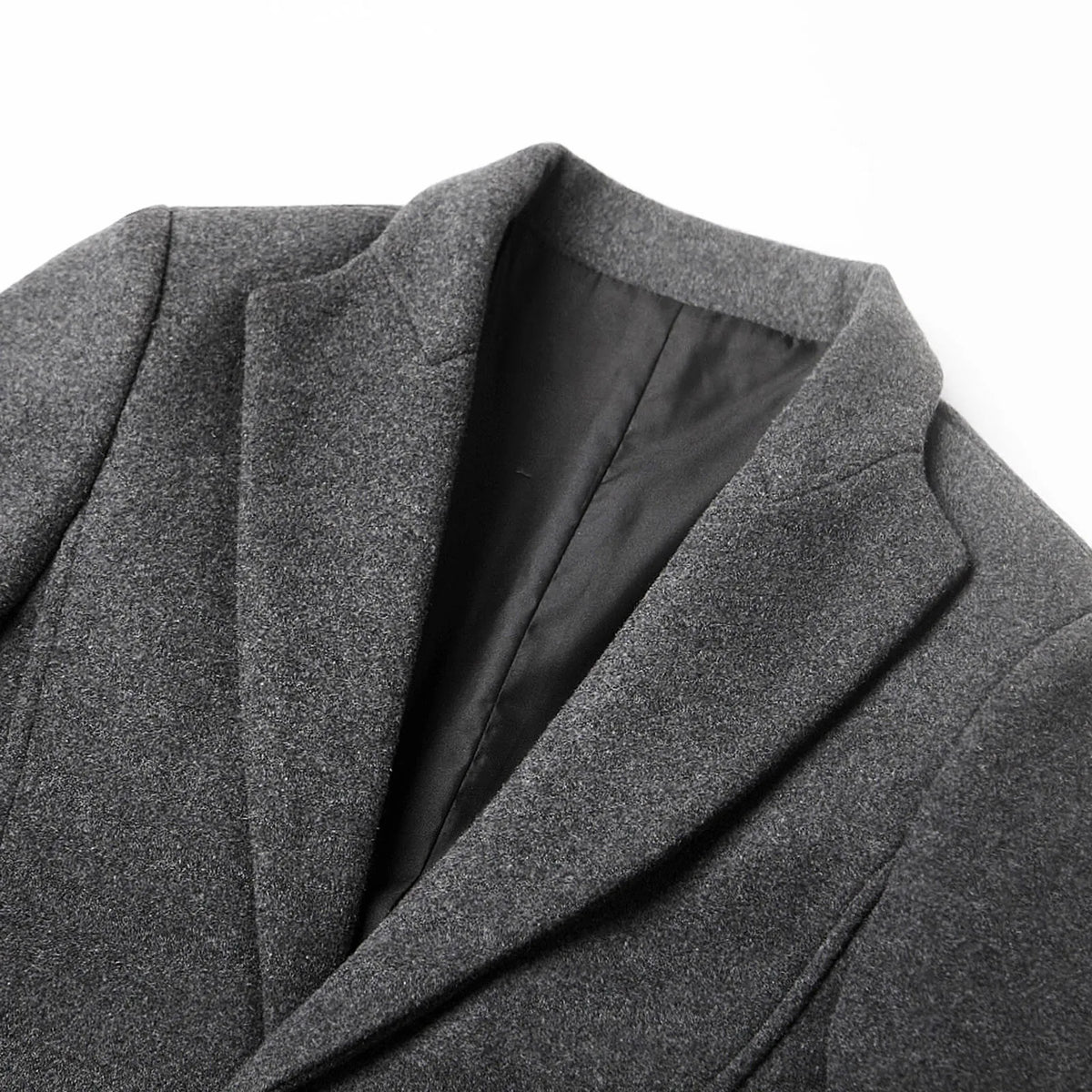 Men's Notch Lapel Coat for Smart Events