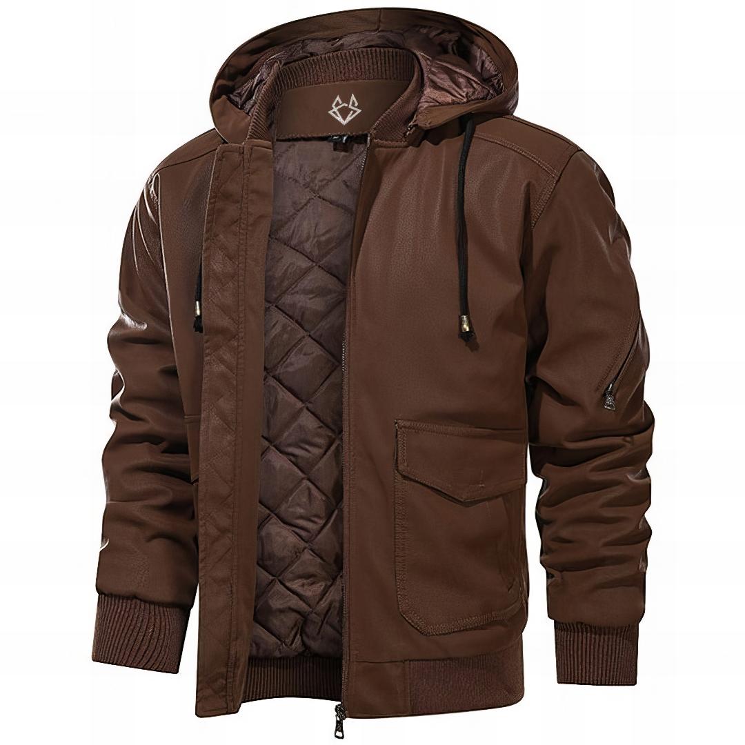 Men's Padded Jacket | Hooded & Insulated for Winter