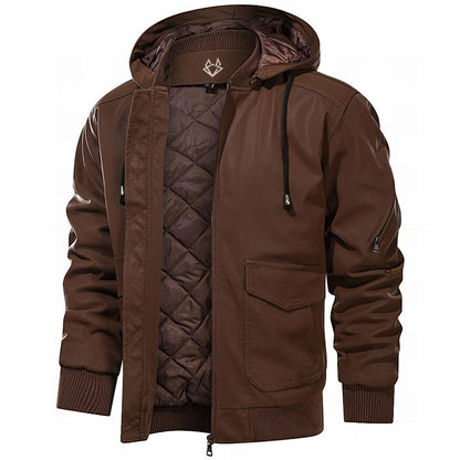Men's Padded Jacket | Hooded & Insulated for Winter