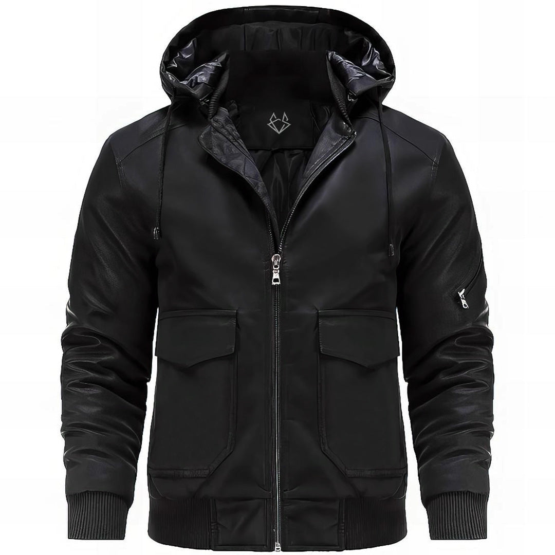 Men's Padded Jacket | Hooded & Insulated for Winter