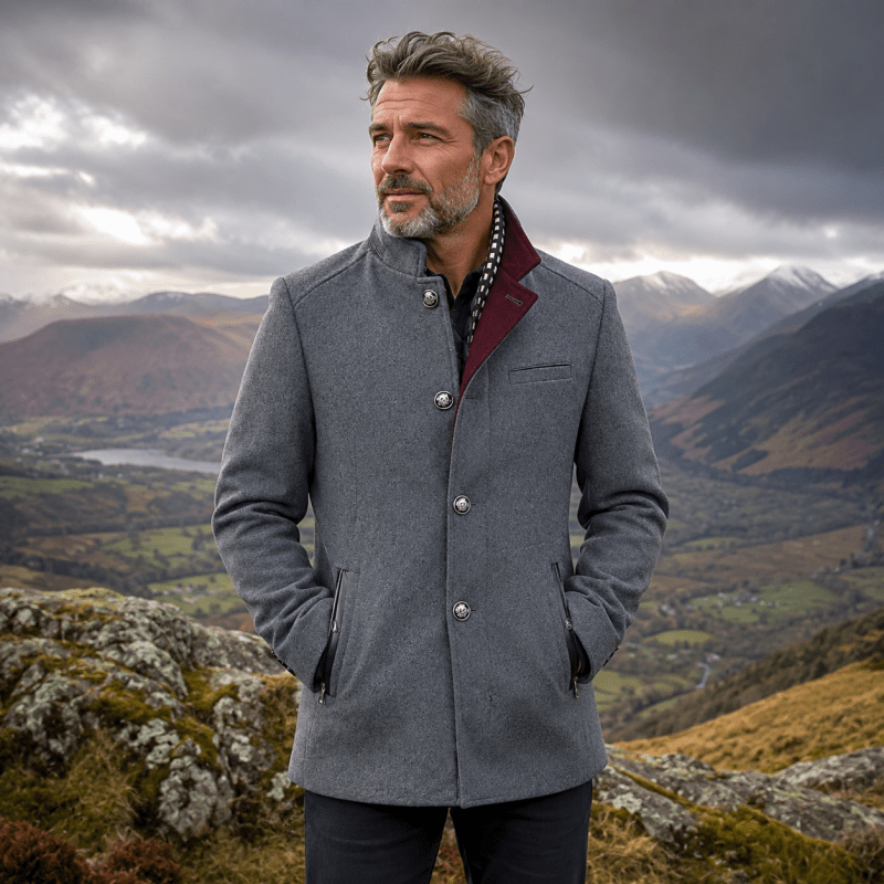 Men's Pea Coat | Tailored Fit & Warm