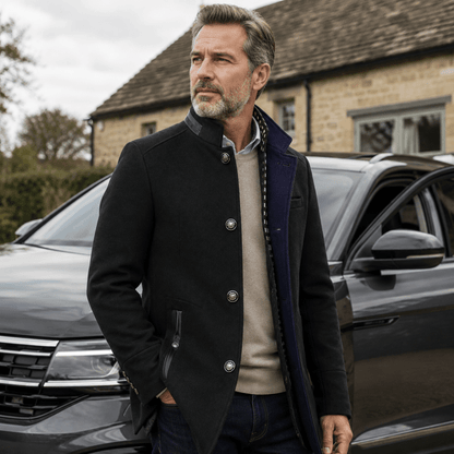 Men's Pea Coat | Tailored Fit & Warm
