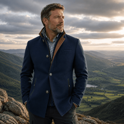 Men's Pea Coat | Tailored Fit & Warm