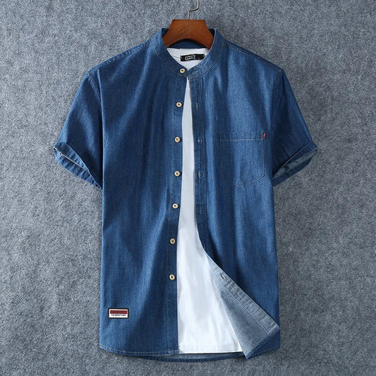 Men's Polo Shirt | Band Collar Design
